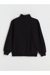 LC Waikiki Kadın Oversize Sweatshirt W5IC30F8 - Siyah