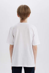 DeFacto K1687A6 Çocuk T-Shirt - Beyaz