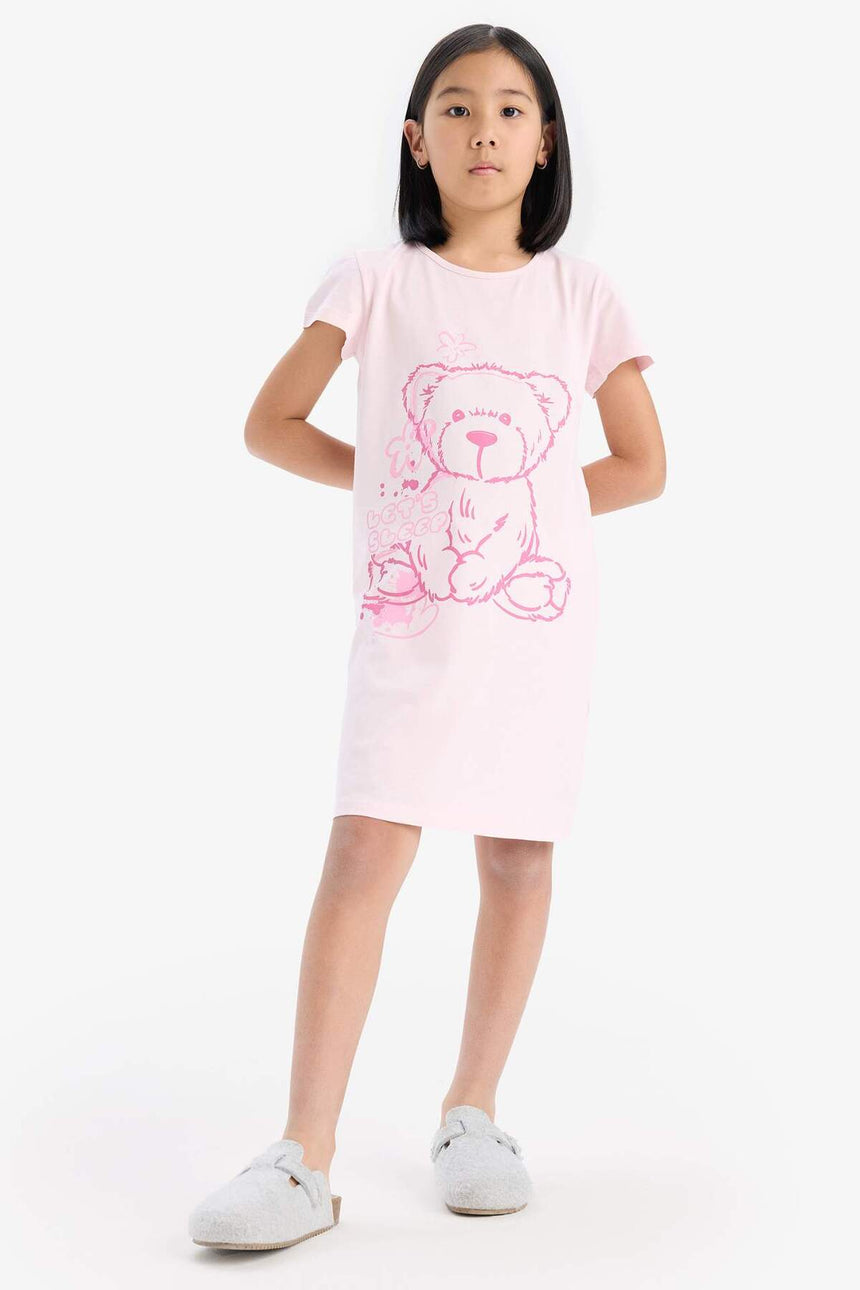 Defacto Çocuk Dress E6229A8 - Açık Pembe