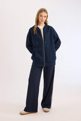 Defacto Kadın Trousers E5374Ax - Koyu Lacivert
