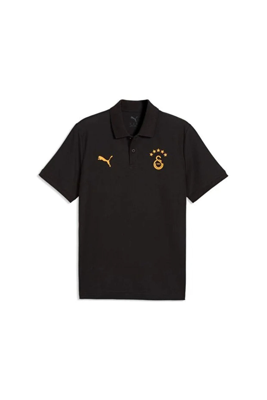 Galatasaray 78682726 Erkek Polo Yaka T-Shirt - Siyah