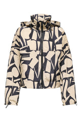 ONLY ONLBETTY BATSLEEVE LIFE AOP JACKET OTW 15281509 - Kahverengi/ Bej