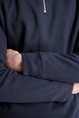 DeFacto Erkek Yarım Fermuarlı Sweatshirt X7405AZ - Koyu Lacivert