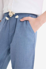 Defacto Çocuk Woven Bottom B7487A8 - Çivit Mavisi