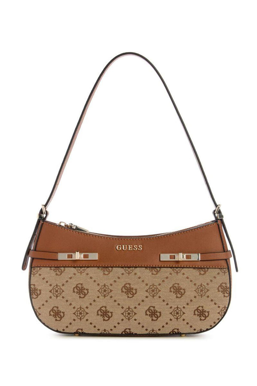 GUESS KADIN MELINDA LOGO SHOULDE HWJP9902170 - Açık Bej/ Kahverengi