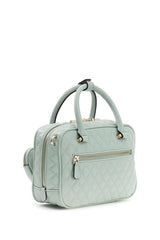 GUESS KADIN ATABEY BOX SATCHEL HWQG9894050 - Altın Sarısı