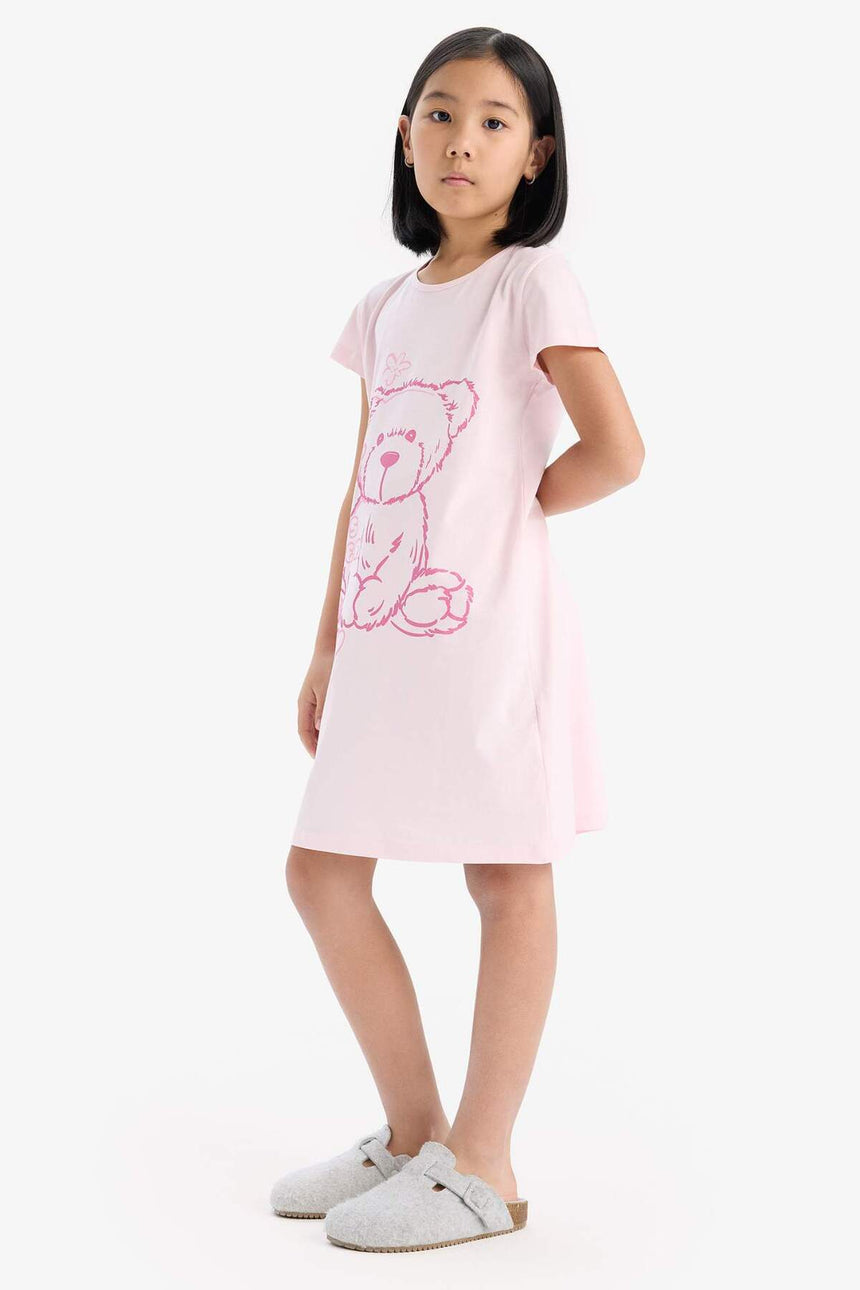 Defacto Çocuk Dress E6229A8 - Açık Pembe
