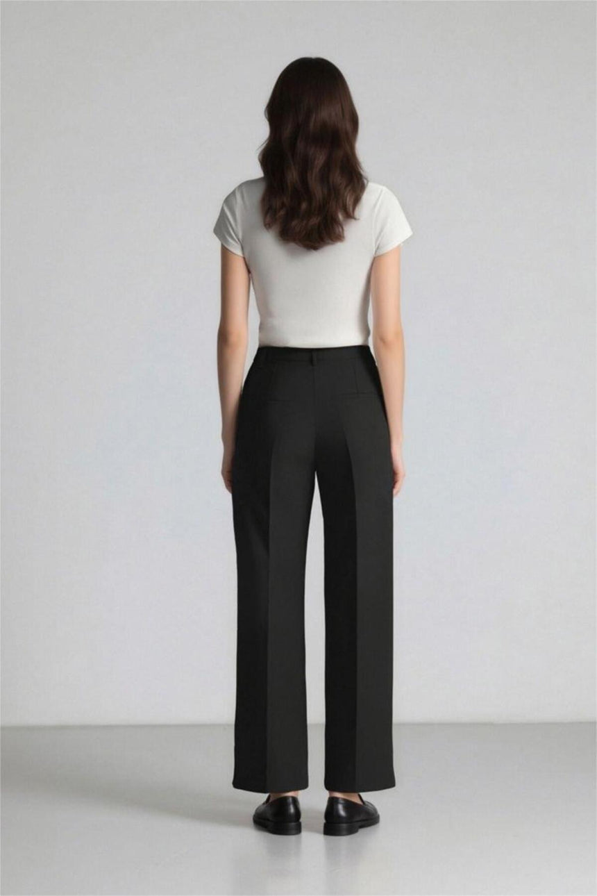 Defacto Kadın Trousers C2020Ax - Siyah