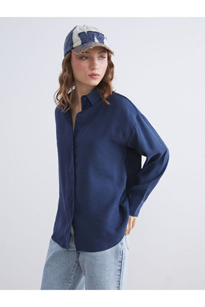 Lcw Kadın Uk.Gmk,Modas-Shirt-Tr W5Jc49Ah - Çivit Mavisi