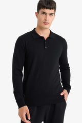 Defacto Erkek Pullover D0454Ax - Siyah