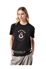 Galatasaray 5 Yıldız T-Shirt E251352-1 - Siyah