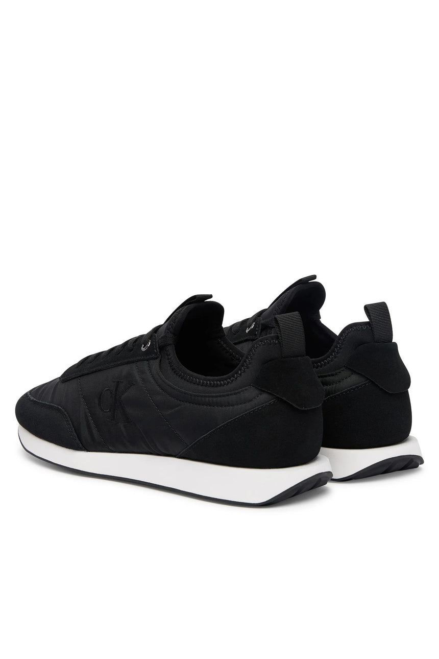Calvin Klein Erkek RETRO RUNNER SOCK LACEUP MIX YM0YM01414 - Siyah