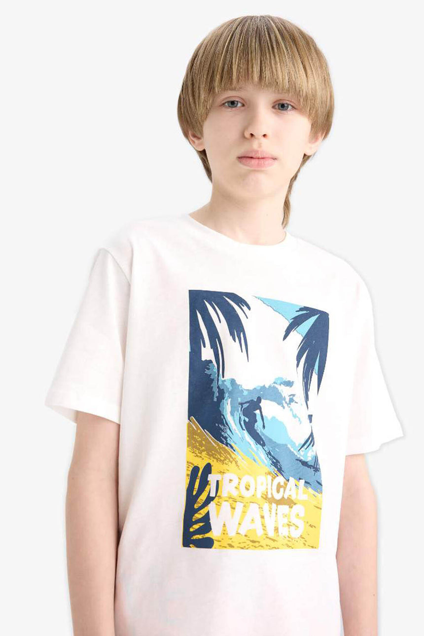 Defacto Çocuk Knitted F0171A8 - Ekru