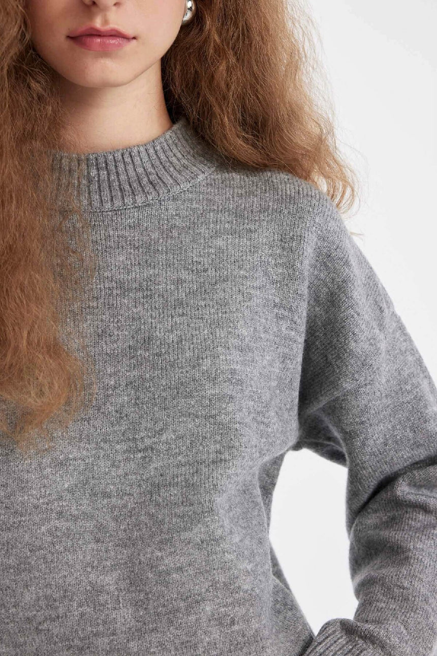 Defacto Kadin Pullover R6044Az - Gri