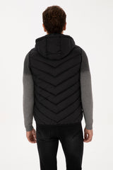 US POLO ASSN ERKEK DOKUMA YELEK 2246383 - Siyah