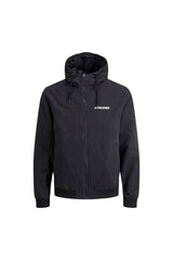 Jack & Jones Rush Erkek Kapüşonlu Bomber Mont 12200208 - Siyah