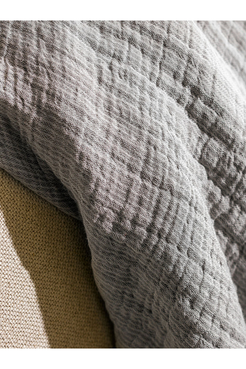 LCW HOME S60040S8 BAT,MUSLINDUZ-THROW - Antrasit