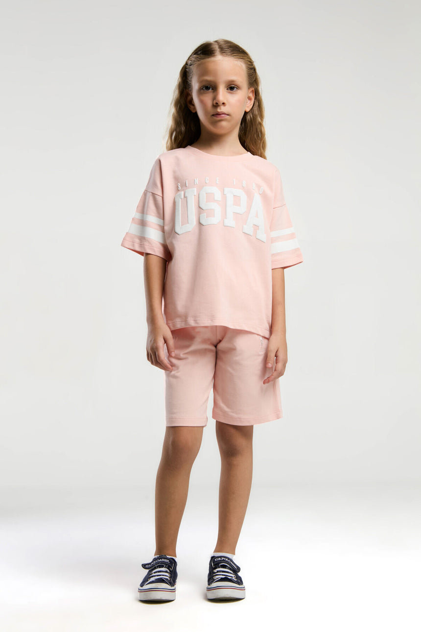 U.S. Polo Assn. Bermuda Takım US2091-4 - Somon