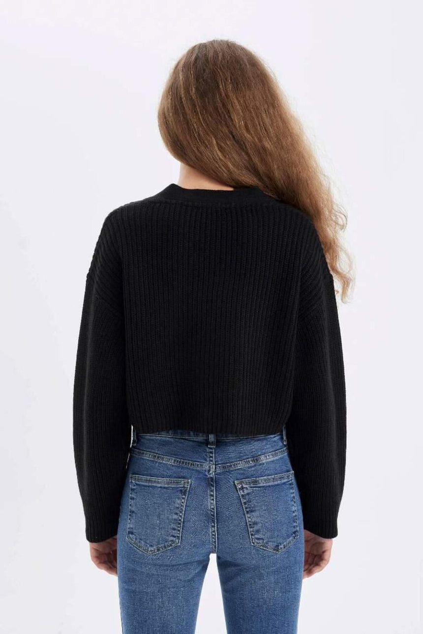 Defacto Kadın Cardigan U2052Az - Siyah