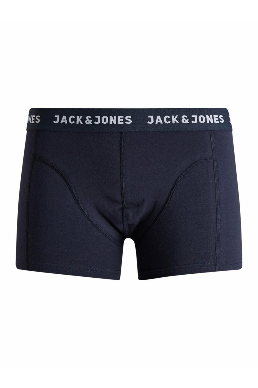 jack&jones trunks 3 pack 12160750 - Koyu Mavi