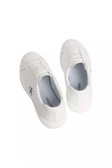 Calvin Klein Basket Cupsole Laceup LTH ML Erkek Sneaker YM0YM01460 - Beyaz