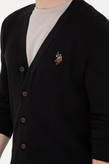 US POLO ASSN ERKEK TRİKO HIRKA 1920741 - Siyah