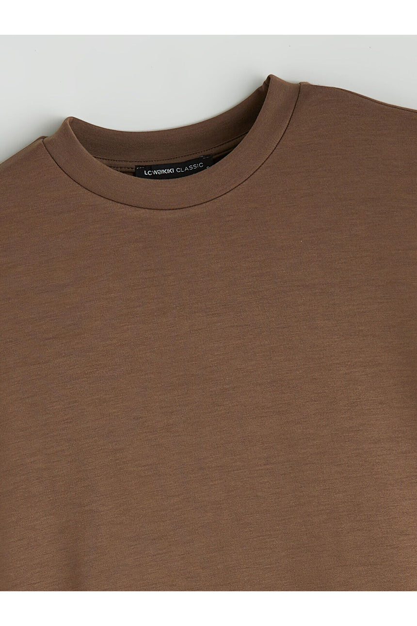 LC Waikiki Kadın Oversize Sweatshirt W5MC59F8 - Açık Kahverengi