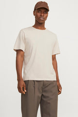 JACK&JONES T-SHIRT 12151955 - Kırık Beyaz/ Krem