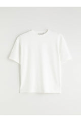 LC Waikiki Erkek Kısa Kollu T-Shirt W5MG46J8 - Ekru