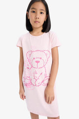Defacto Çocuk Dress E6229A8 - Açık Pembe