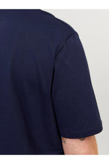 Jack & Jones Paulos Erkek Büyük Beden T-Shirt 12253778 - Koyu Lacivert