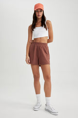 Defacto Kadın Short Z5071Az - Kahverengi