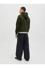 Jack & Jones Erkek Sweatshirt 12278789 - Koyu Yeşil