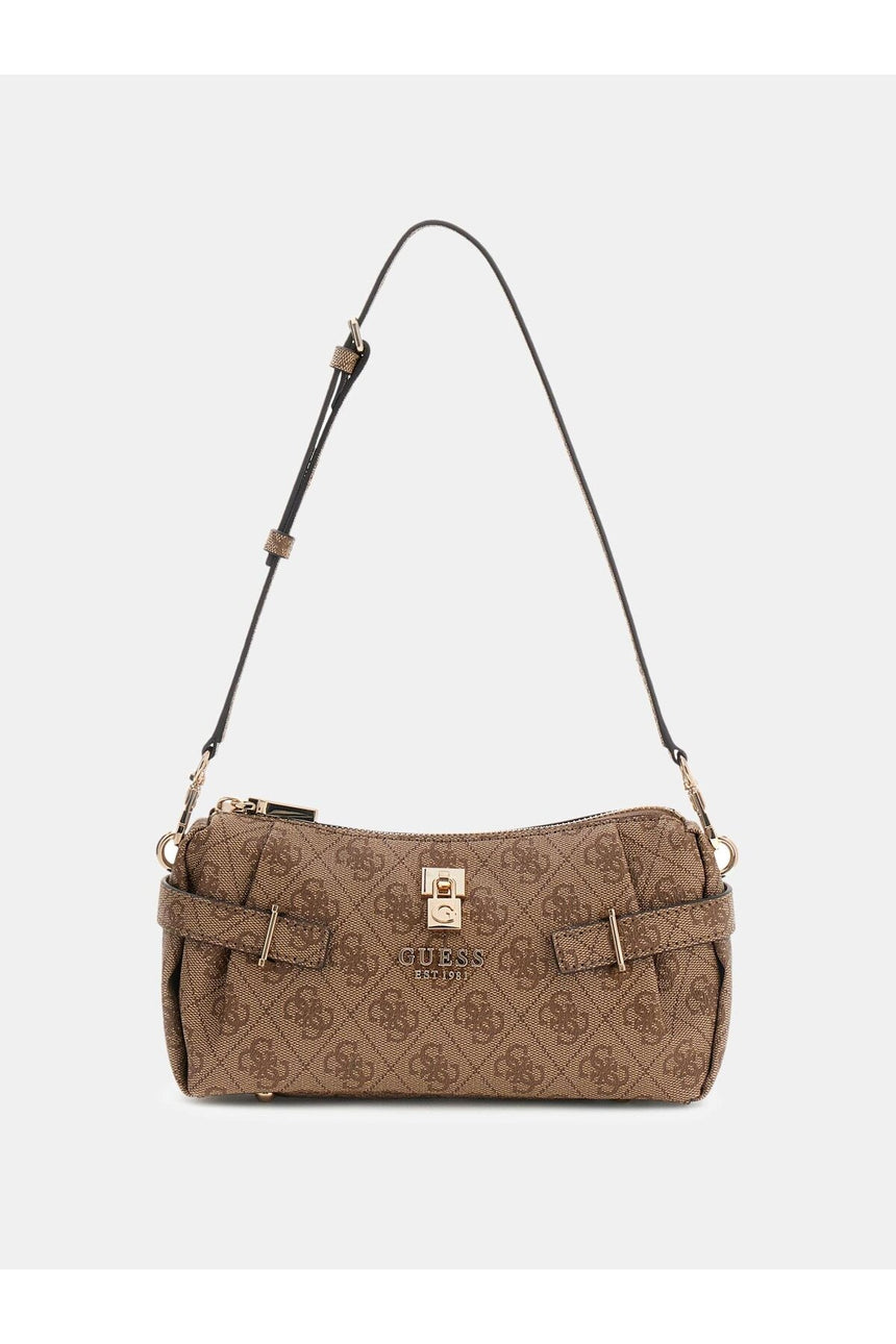 GUESS KADIN YESBA MINI TOP ZIP HWSG7833720 - Açık Bej/ Kahverengi