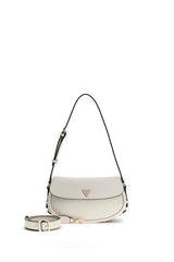 GUESS KADIN DANYA FLAP SHOULDER HWBG9918190 - Kırık Beyaz/ Ekru