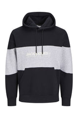 Jack & Jones Legacy Erkek Kapüşonlu Sweatshirt 12256590 - Siyah