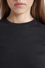 Defacto Kadın Short Sleeve T-Shirt T9631Az - Siyah