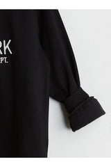 LC Waikiki Kadın Oversize Sweatshirt W5IC30F8 - Siyah