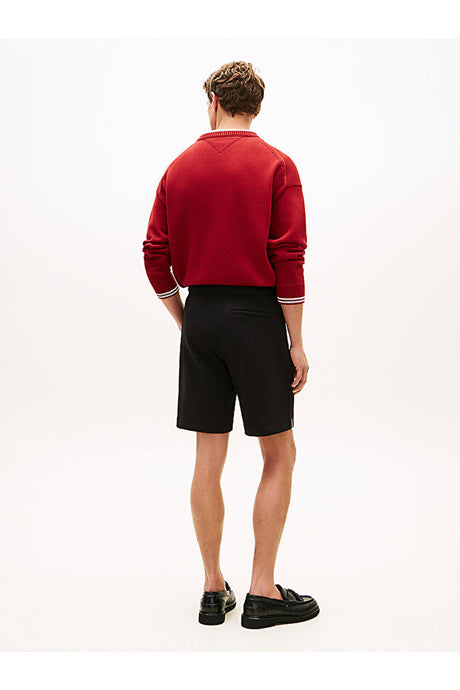 Tommy Hilfiger Erkek GLOBAL STRIPE SWEATSHORT MW0MW42883BDS - Siyah