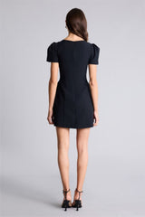 Defacto Kadın Short Sleeve Woven Dress H2740AX - Siyah
