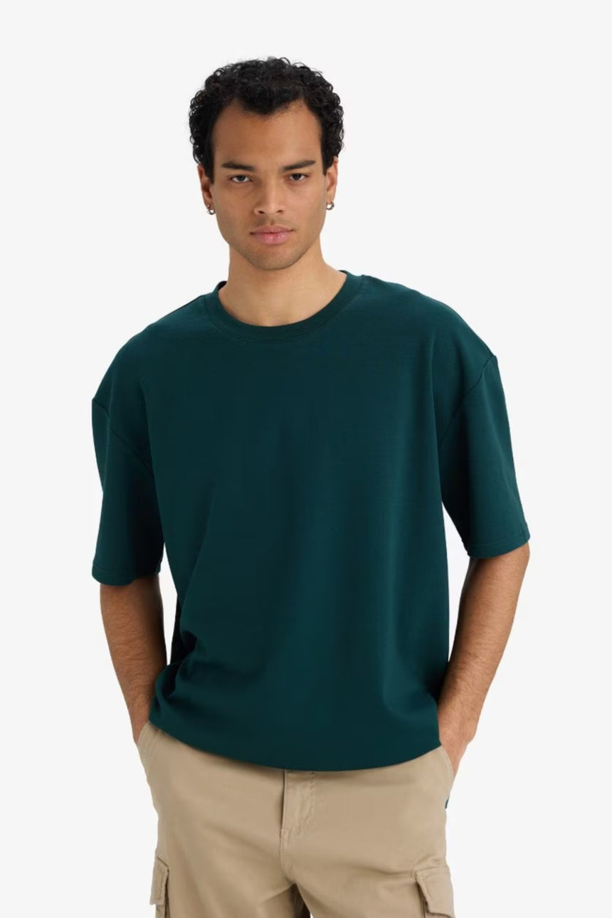 Defacto Erkek Knitted X3926AZ - Koyu Yeşil