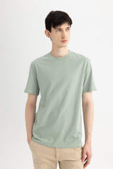 Defacto Erkek T-Shirt V7699Az - Yeşil