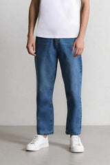 DeFacto Erkek Wide Leg Jean Pantolon B5783AX - Mavi