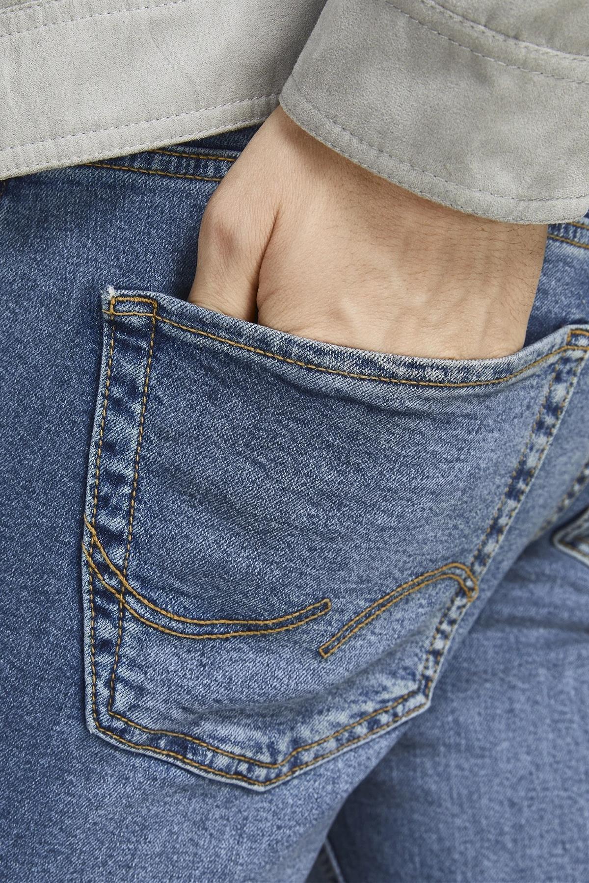 Jack & Jones Glenn Original Erkek Jean Pantolon 12184473 - Mavi