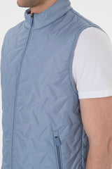 US POLO ASSN ERKEK DOKUMA YELEK 2101028 - Mavi