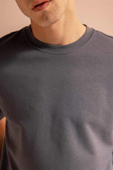 Defacto Erkek Short Sleeve T-Shirt X3926AZ - Antrasit