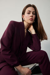 Defacto Kadın Blazer C2457Ax - Bordo
