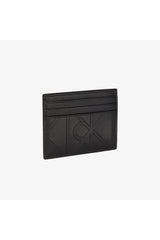 Calvin Klein XL Emblem AOP Emboss Card Case Erkek Kartlık LV04D1174G - Siyah