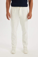 DeFacto D4251AX Erkek Pantolon - Beyaz