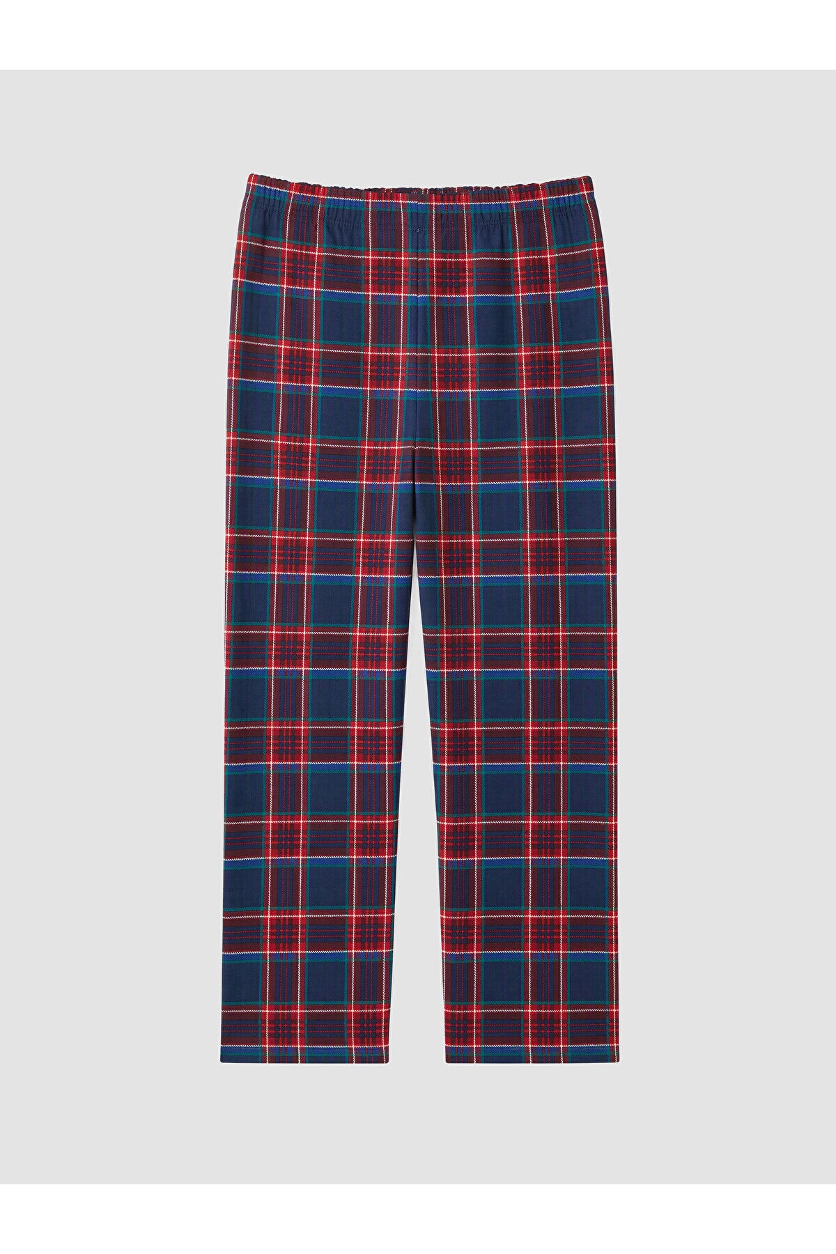 LC Waikiki Erkek Çocuk Ekose Pijama Takımı W6O247D4 - Koyu Lacivert